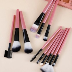 مجموعة فرش مكياج 12 قطعة