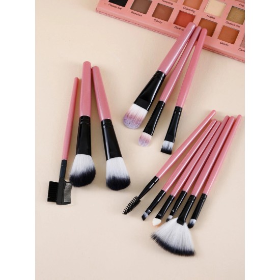 مجموعة فرش مكياج 12 قطعة