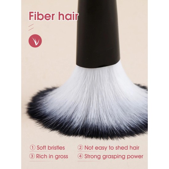 مجموعة فرش مكياج 12 قطعة